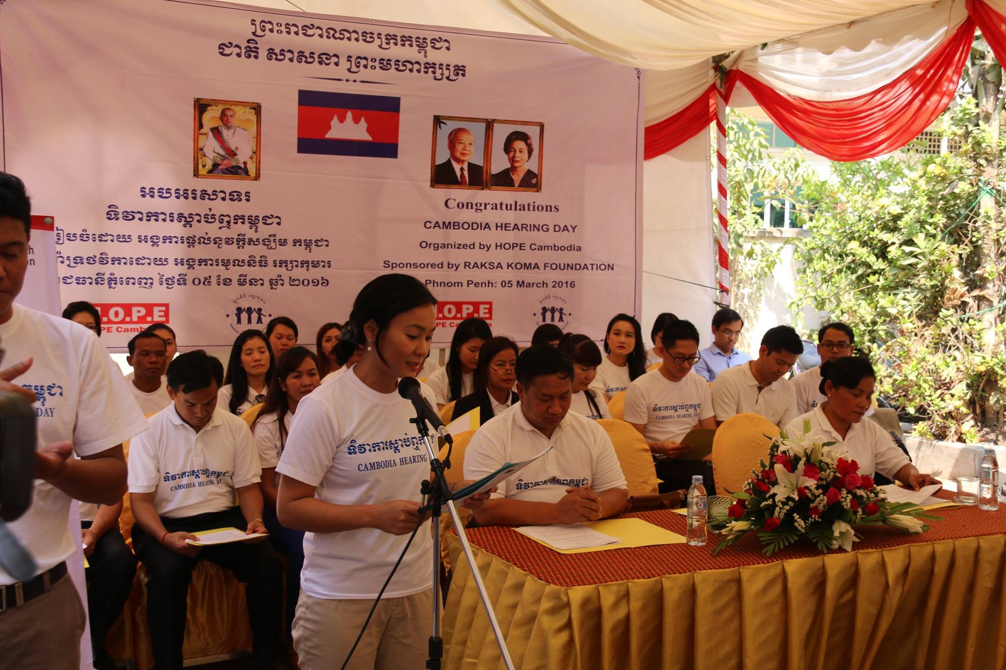 On 05 March 2016, RaksaKoma Foundation cooperated with HOPE Cambodia to celebrate the 1st CAMBODIA HEARING DAY