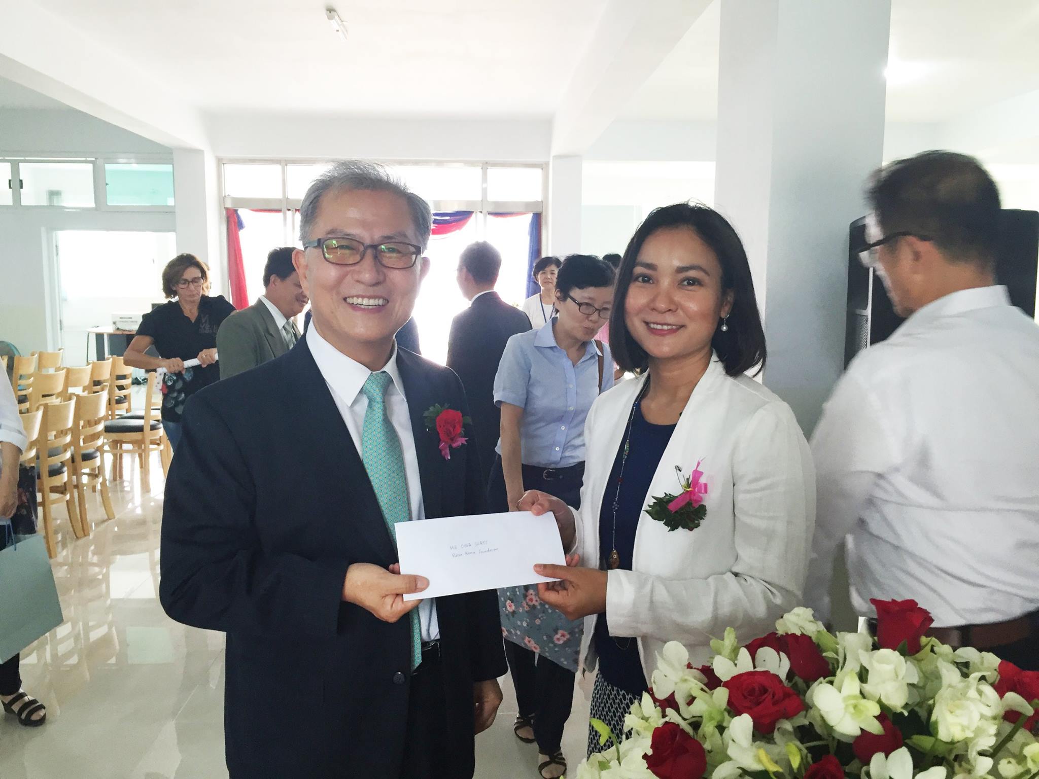 On 30 May 2016, H.E. Chea Serey, founder of Raksa Koma Foundation, has attended a Medical Education Center Dedication Ceremony of Hebron Medical Center which is presided by H.E. Mam Bunheng