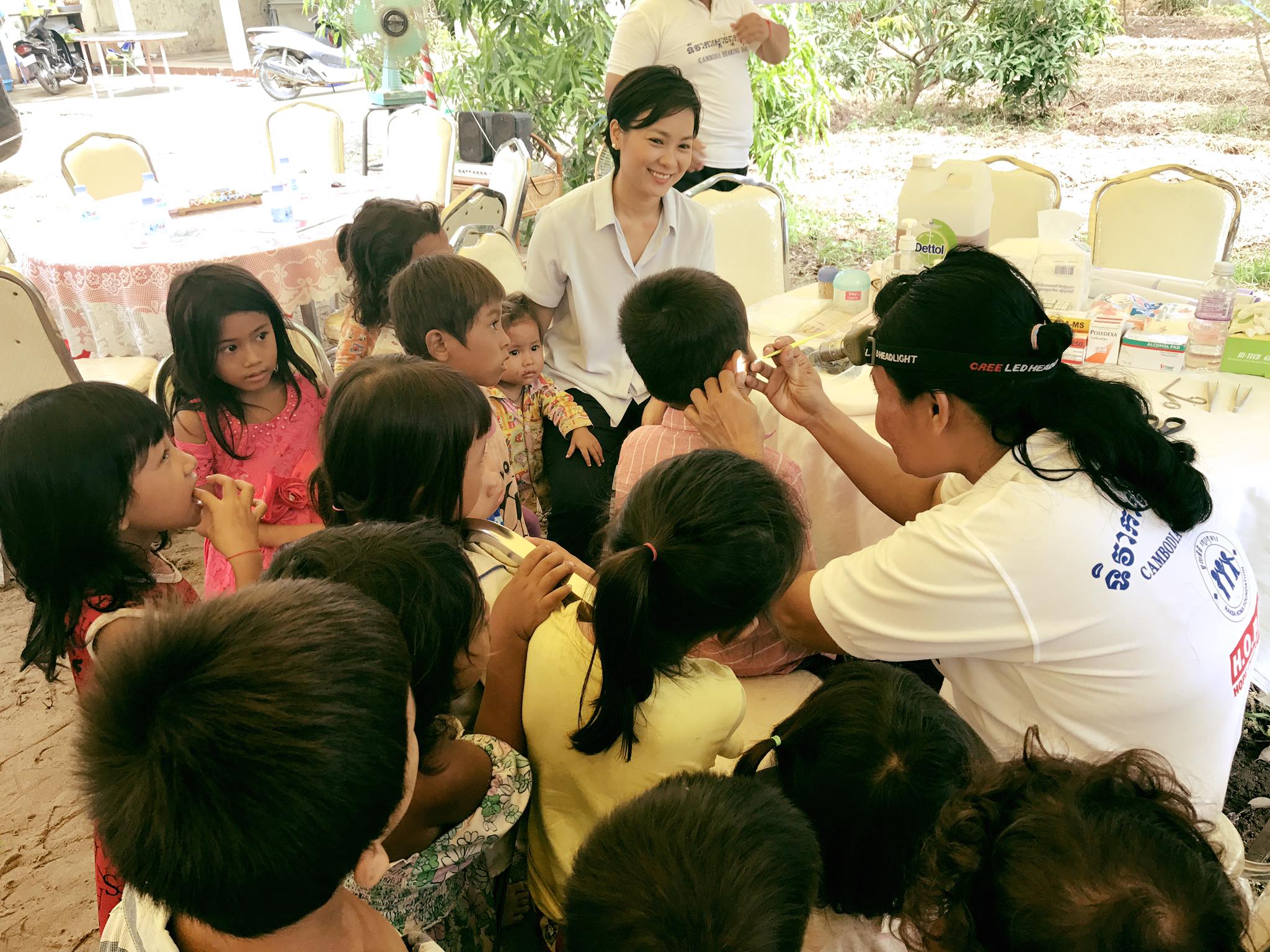 On May 17, 2017, HOPE Cambodia and Mlop Childrenâ€™s Home organized an Ear Screening event sponsored by Raksa Koma Foundation