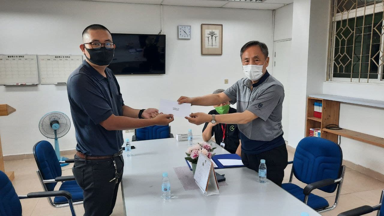 H. E. Chea Serey, Founder of RKF, Sends Annual Donation to Hebron Medical Center